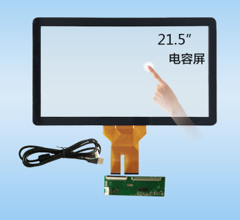 21,5 pulgadas proyectaron el panel táctil de cristal moderado capacitivo/el panel multi USB IC de la pantalla táctil