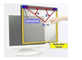 Toque la pared y la pantalla táctil óptica de la tabla del tacto LCD 55 pulgadas - alto eficiente